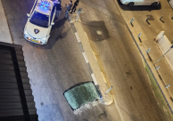 يافا: اغلاق مقطع من شارع يهودا هيميت اثر سقوط زجاج باص  